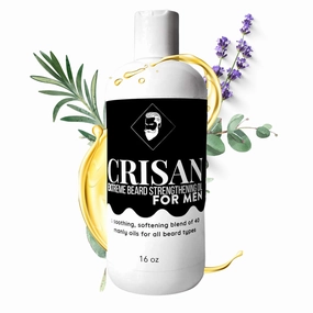 CRISAN Beard Oil for Men - 16 Ounces - Hand Crafted in the USA - Organic Extreme Beard Strengthening Oil, Softer, Smoother, Moisturized Beard, Leave-in Conditioner