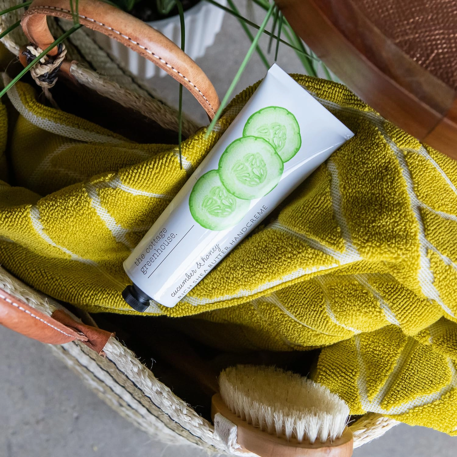Cucumber & Honey Handcreme, 4 oz. – Hand Lotion for Women, Hand Cream for Dry Cracked Hands, Moisturizing Hand Cream, Shea Butter Lotion, Paraben Free & Vegan