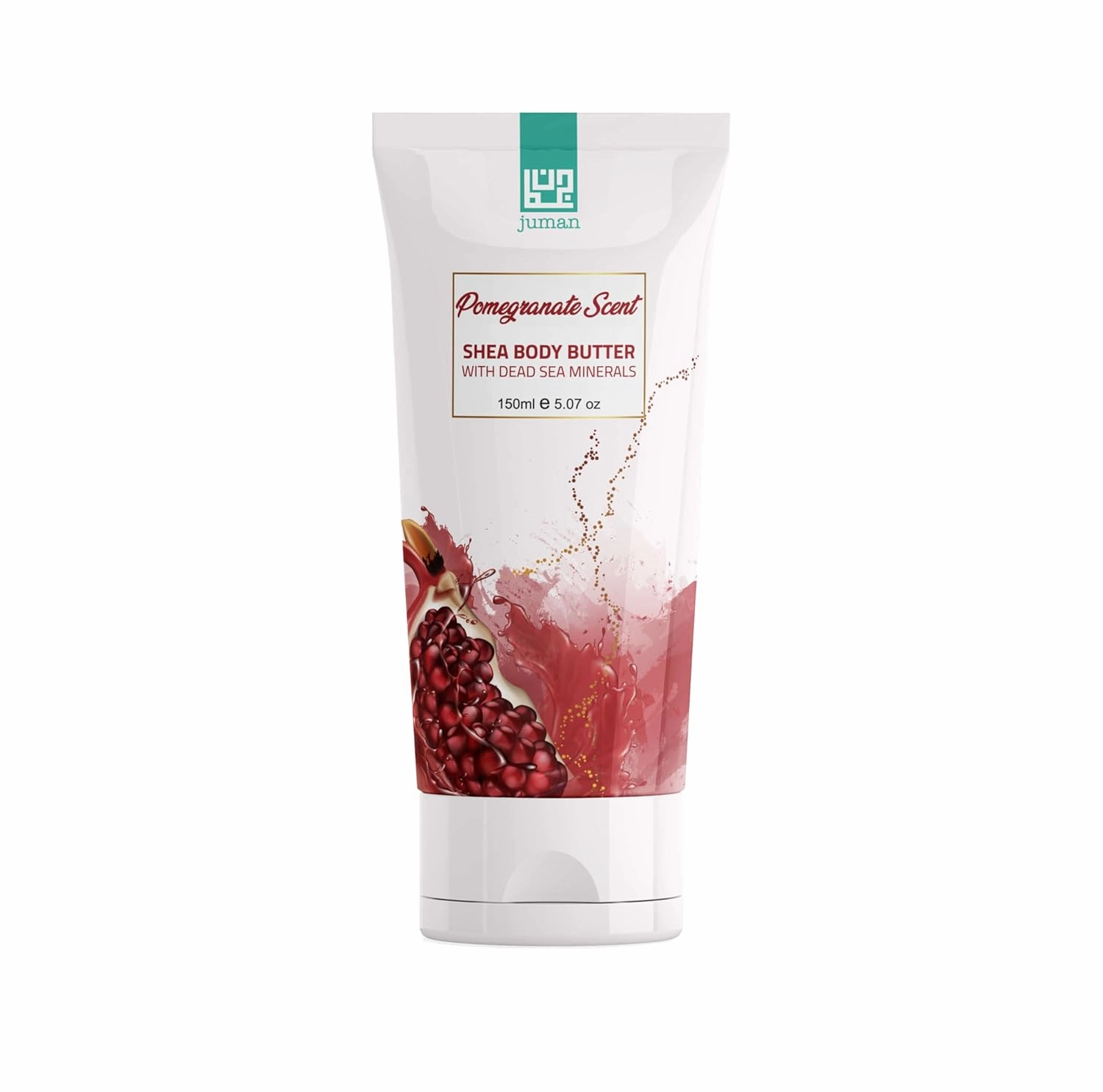 Dead Sea Goods | Shea Body Butter - Pomegranate Scent with Dead Sea Minerals, 5.07 Ounce (Pack of 1)