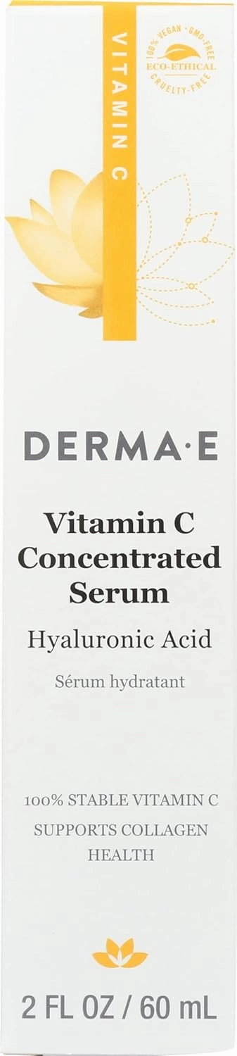 DERMA-E Vitamin C Concentrated Serum, Dermatologist Tested, 2 Fluid Ounce (Pack Of 1)