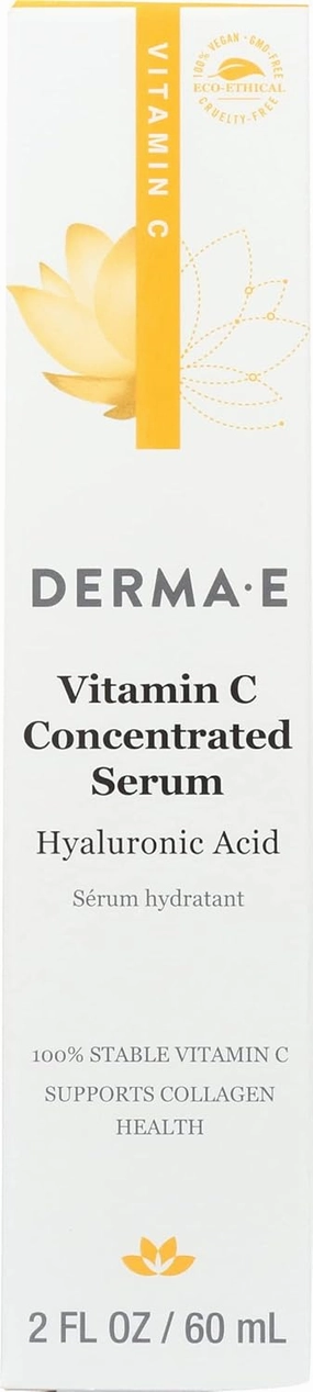 DERMA-E Vitamin C Concentrated Serum, Dermatologist Tested, 2 Fluid Ounce (Pack Of 1)