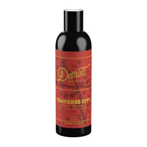 Detroit Grooming Co. Beard Conditioner for Men with Apple Extract and Aloe Vera - Softener, Detangler, Hydrating Conditioner & Face Moisturizer - CherryTobacco- Traverse City - 8oz