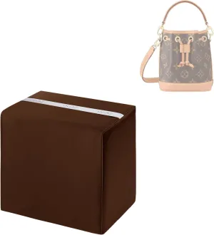 DGAZ Purse Pillow Insert for LV Nano Noe bags, Memory Foam, Silky Pillow Shaper for Luxury Handbags(Gold,Noe BB)