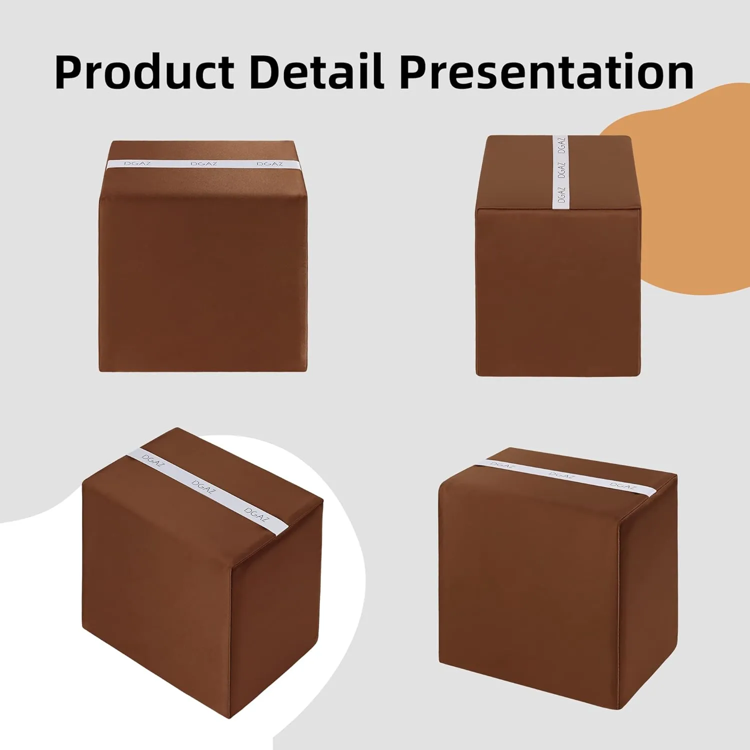 DGAZ Purse Pillow Shaper Insert,Luxury Handbag Tote Shapers, Memory Foam- Fits picotin14/18/22/26/31Bags(Gold,PC18)