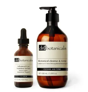 Dr Botanicals Cleanse and Tone Plus Advanced Eye Nutrition Serum, 40 Gram