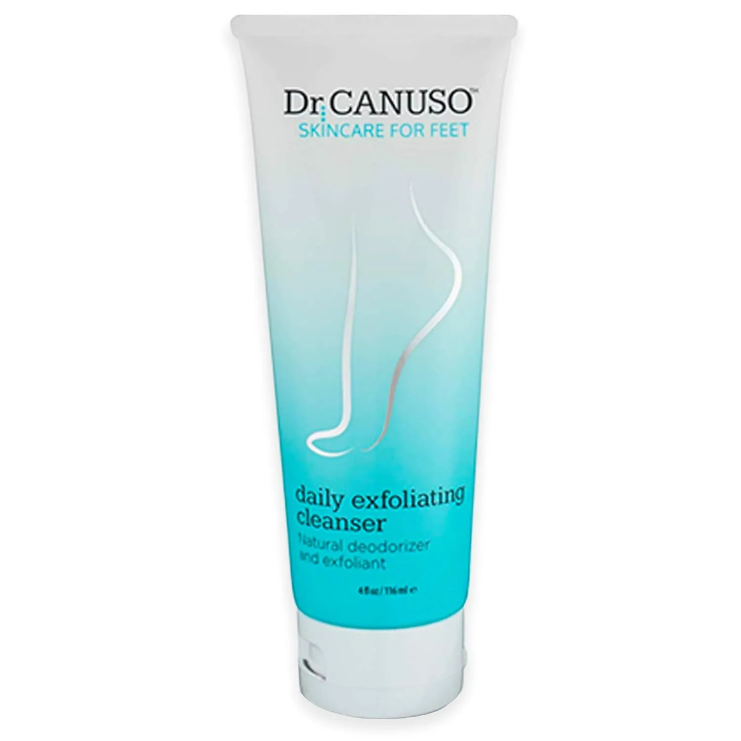 Dr. Canuso Cleansing Foot Scrub, Nourishing Cracked Heel Repair, Gentle Foot Exfoliator with Beeswax Microbeads, Treats Foot Odor, Softens Calluses, Heals Dry Skin (4 oz)
