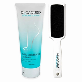 Dr. Canuso Foot Scrub and Foot File Bundle