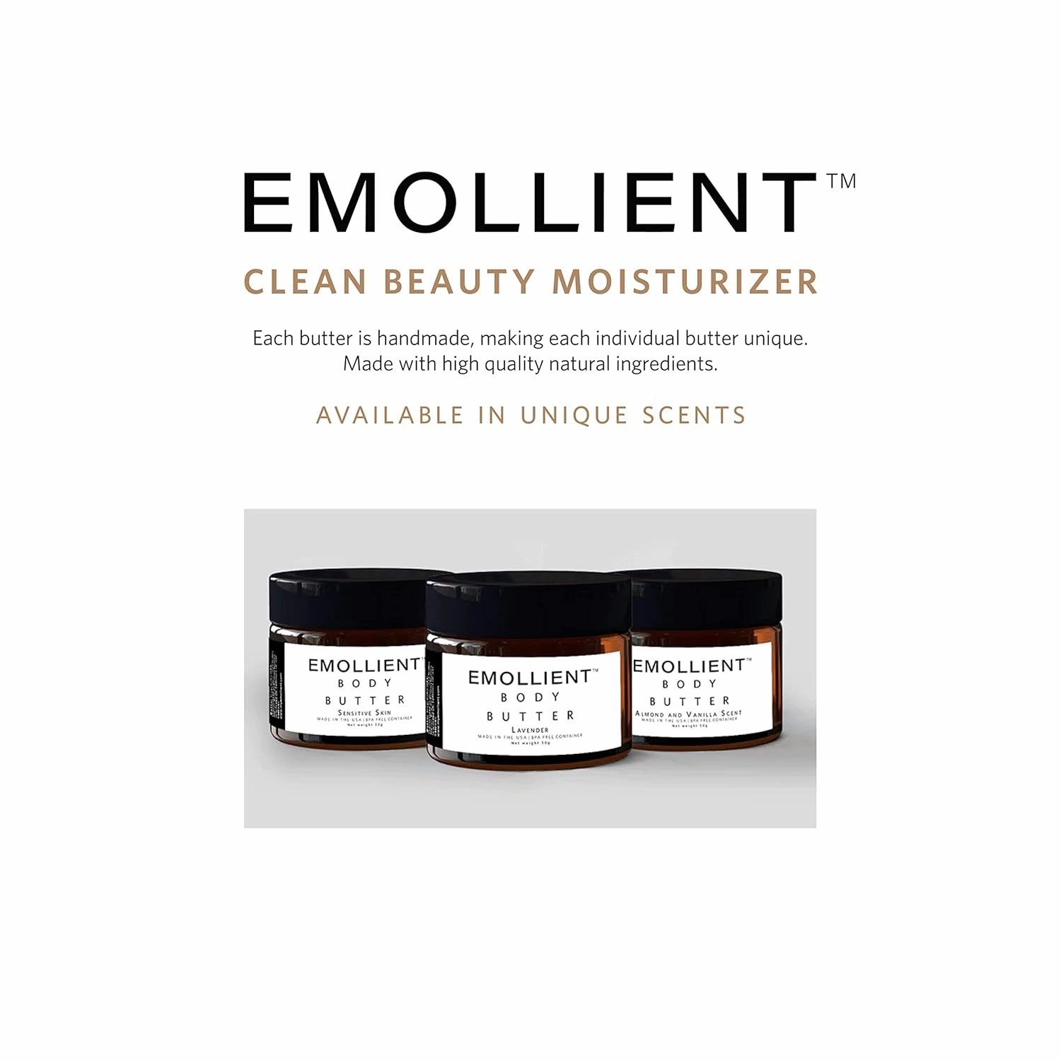 Emollient for Dry Skin & Eczema Handmade Butter Made with Essential Oils, Packed with Vitamins and Antioxidants (Sensitive Skin, 160 grams)