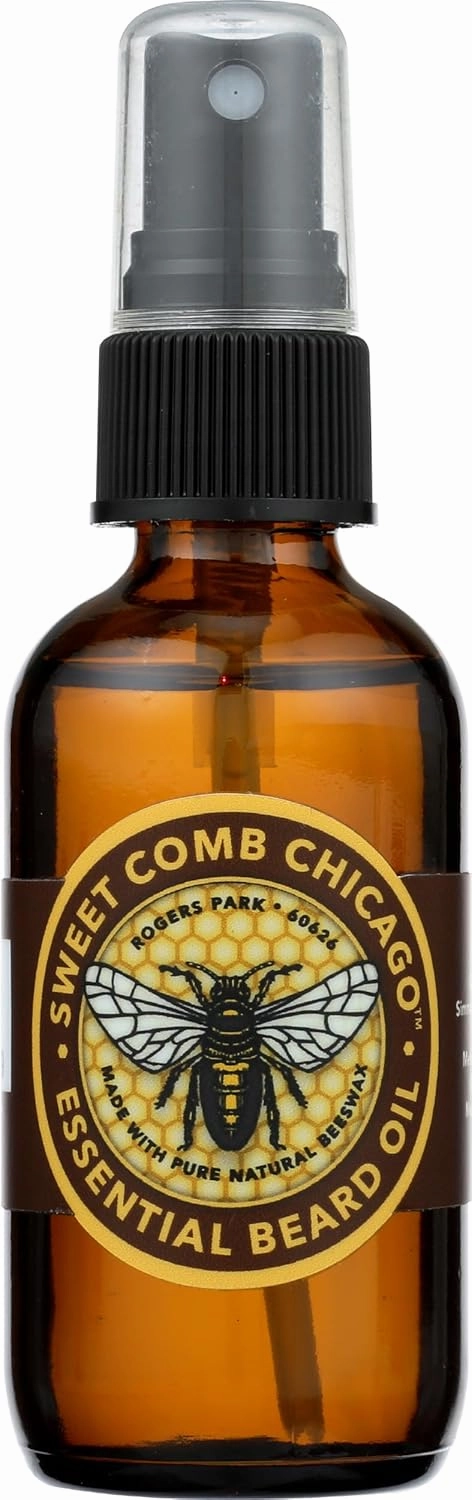 Essential Beard Oil: Great for Moisturizing Men's Beards, Mustaches and Skin, Great Gift for the Bearded Man in Your Life, Birthday, Christmas