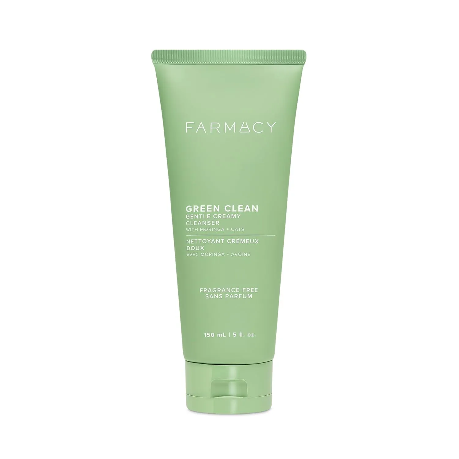 Farmacy Gentle Creamy Face Cleanser - Hydrating Facial Cleanser to Nourish   Help Remove Makeup   Impurities - Enriched with Aloe   Moringa Oil to Soothe, Purify   Refresh Skin (5 fl oz)