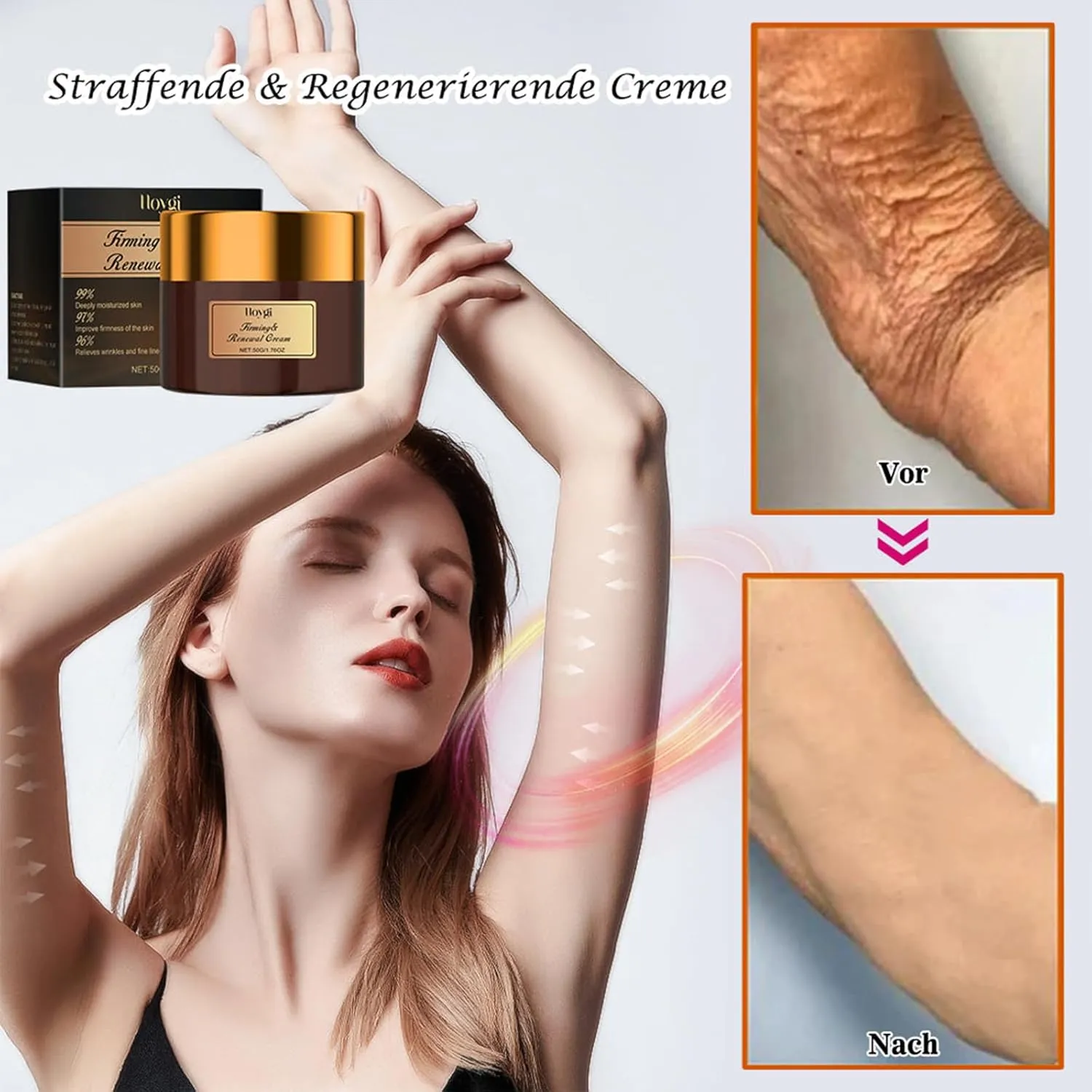 Firming & Renewal Cream, Advanced Skin Firming Cream, Multi Purpose Anti Wrinkle cream, Restore skin Elasticity, for All Skin Types (1 Bottle)