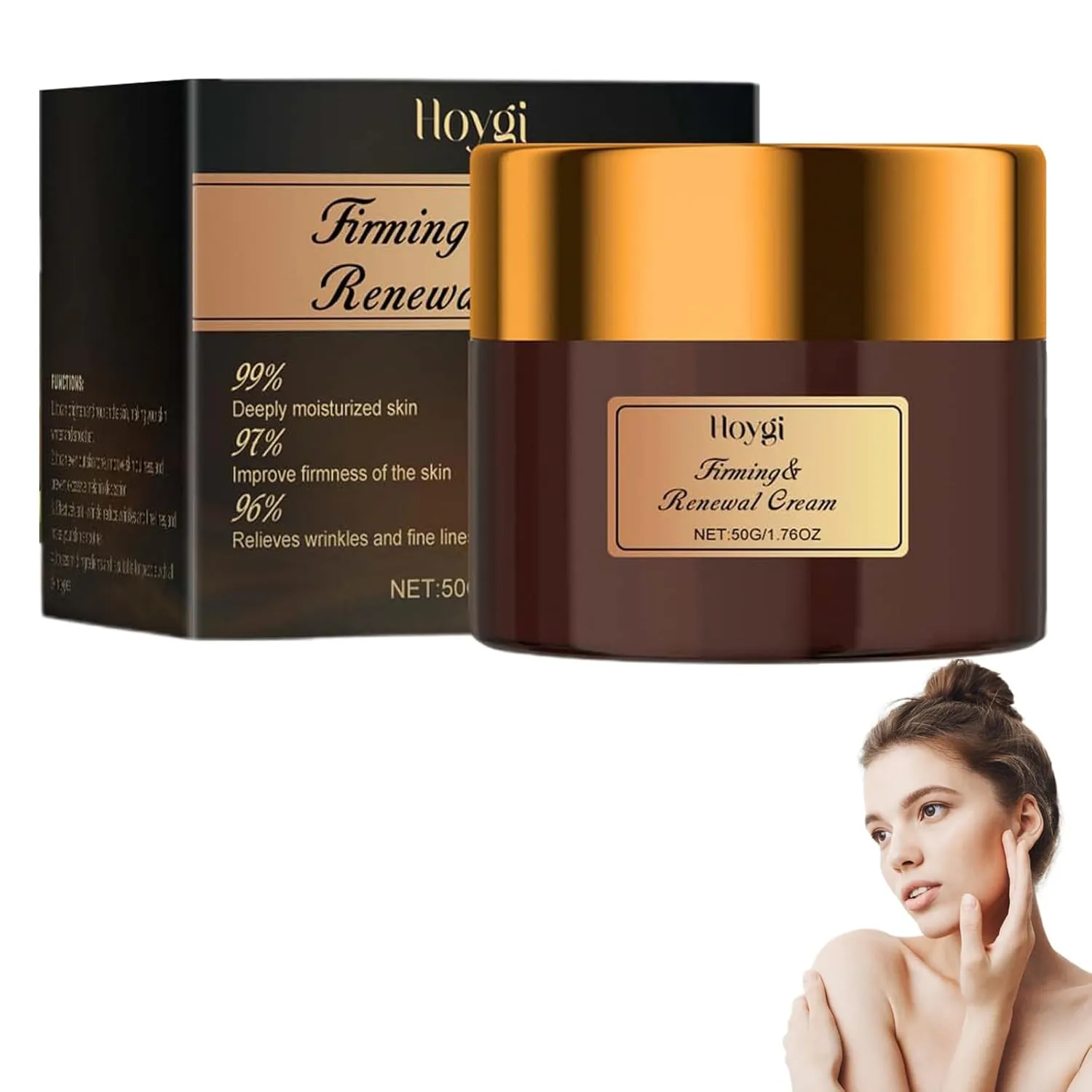Firming & Renewal Cream, Advanced Skin Firming Cream, Multi Purpose Anti Wrinkle cream, Restore skin Elasticity, for All Skin Types (1 Bottle)