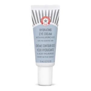 First Aid Beauty - Hydrating Eye Cream with Hyaluronic Acid, Nourishing Eye Cream that Provides 24 hours of Hydration, Helps Smooth Fine Lines, Wrinkles & Puffiness, Safe for Sensitive Skin, 0.5 oz