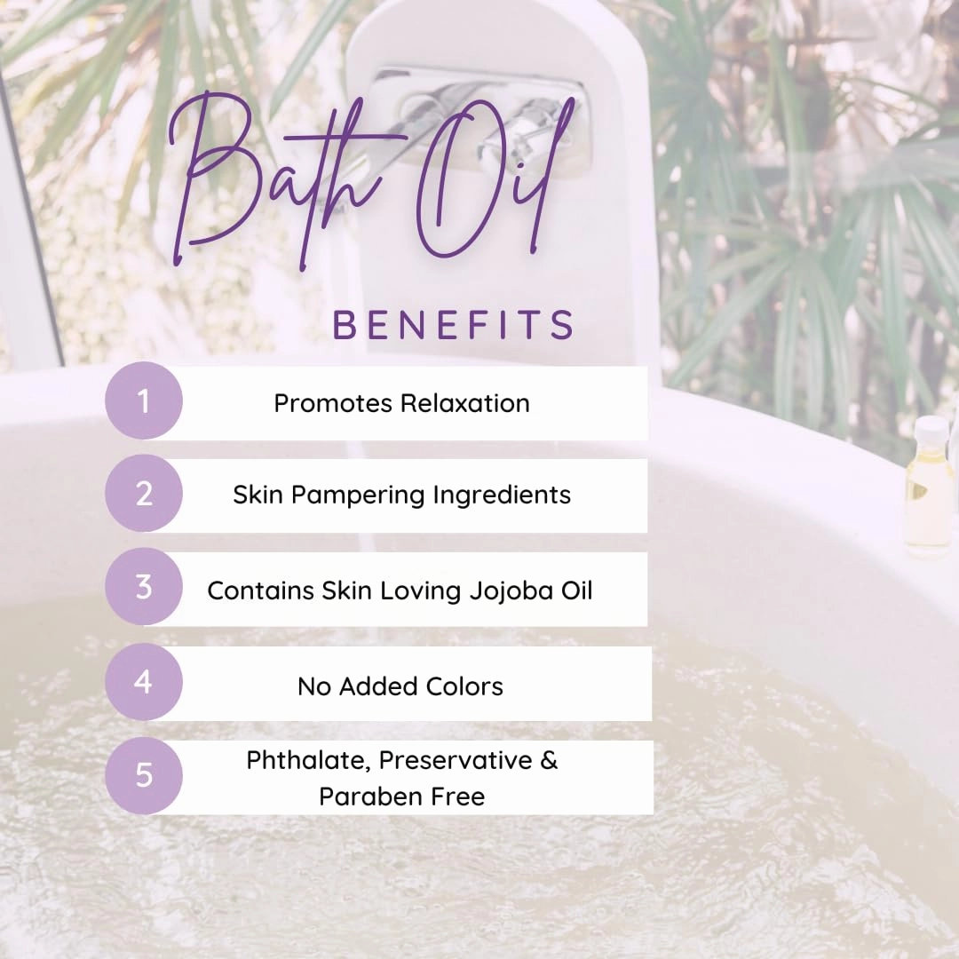 Four Leaf Clover Bath Oil by Eclectic Lady - Scented Bath Oil - Relaxing & Moisturizing Bathing Oil - Fragrance Body Oil For Dry & Rough Sensitive Skin - Body Daily Nourishing Shower Oil (8 oz)