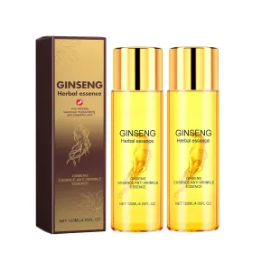 Ginseng Essence, Ginseng Essence Anti Wrinkle Essence, Rejuvenating Facial Serum, Reduces Fine Lines & Wrinkles With Natural Ginseng Extract for All Skin Types (B-2PCS)