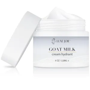 Goat Milk Moisturizer Face Cream Vitamin C & E, Anti Aging Reduce Dark Circles, Puffiness, Under Eye Bags, Wrinkles & Fine Lines (4 oz.)