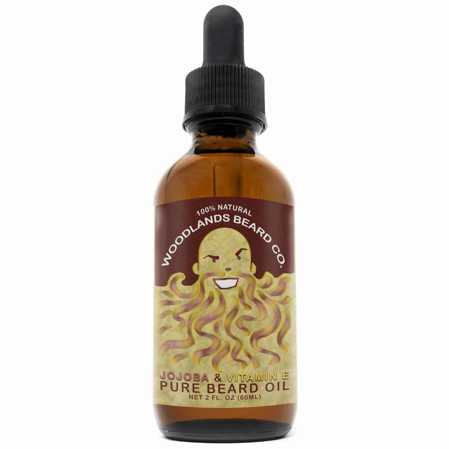 Golden Jojoba and Vitamin E Pure Beard Oil (2oz)