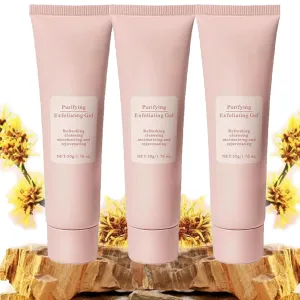 Grantadmit Exfoliating Gel, Grantadmit Purifying Exfoliating Gel, 𝐆𝐫𝐚𝐧𝐭𝐚𝐝𝐦𝐢𝐭 Skin Care, Facial Scrub for Body & Face, Moisturizing and Rejuvenating (3PCS)