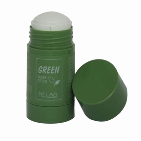 Green Tea Mask Stick for Face, Blackhead Remover with Green Tea Extract, Deep Pore Cleansing, Moisturizing, Skin Brightening, Removes Blackheads for All Skin Types of Men and Women