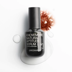 Greenvines Know More Natural Aptitude Serum | Firms, Reduces Fine Lines and Soothes Skin. Suitable for Aging and Sensitive Skin, Pregnancy Safe, Cruelty Free, 1 Fl oz