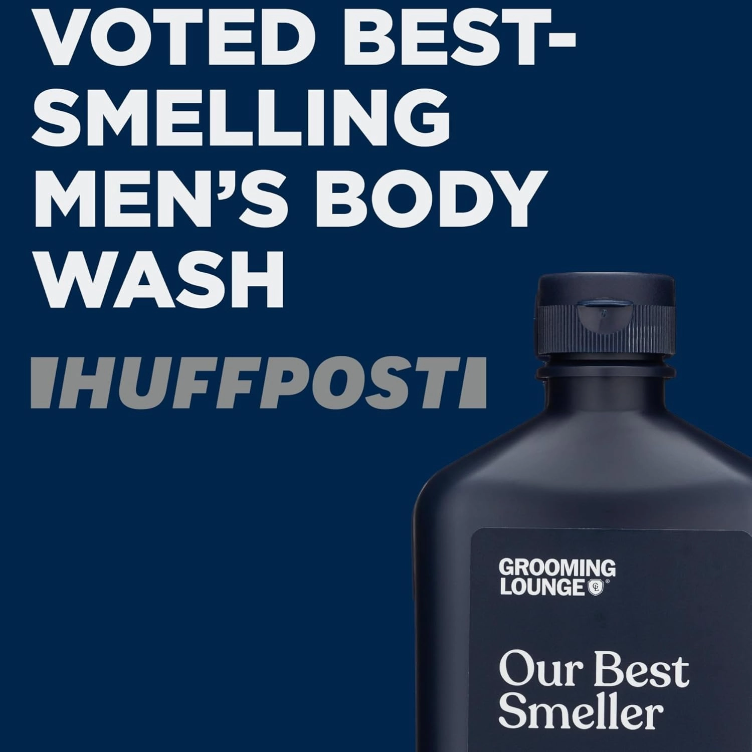 Grooming Lounge Our Best Smeller Body Wash - Moisturizing, Clarifying Foaming Shower Scrub - Fresh, Classic, Suave Fragrance of Acai, Aloe Vera, Seaweed, and Black Pepper - Dry Skin Defense - 11.5 oz