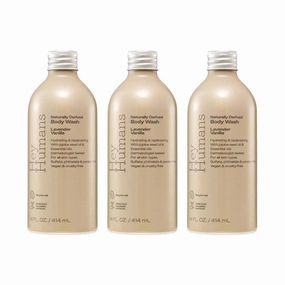 HEY HUMANS Body Wash Lavender Vanilla - 14 fl oz - (Pack of 3)