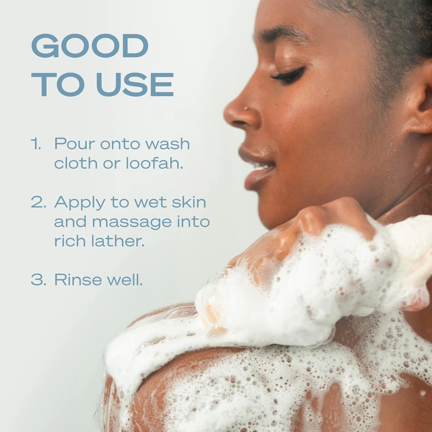 Hey Humans Coconut Mint Moisturizing Body Wash with Natural Ingredients & Jojoba Oil | Clean, Vegan, Sulfate Free Bath & Body Wash for Women & Men | Recyclable Bottle, 14 fl. oz. - Pack of 3