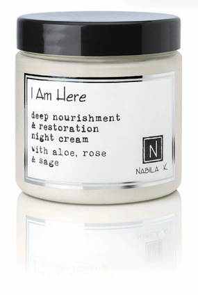 I Am Here Deep Nourishment and Moisturizing Night Cream, Deep Penetration, Most Skin Types, 5 oz
