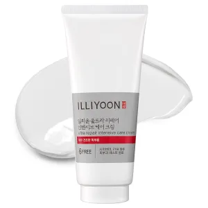 Illiyoon Ultra Repair Intensive Care Cream - Moisturizing Lotion for Face and Body, Enhancing Moisture Barrier, Moisturizer for Dry and Sensitive Skin, 6.76 Fl Oz (200ml)