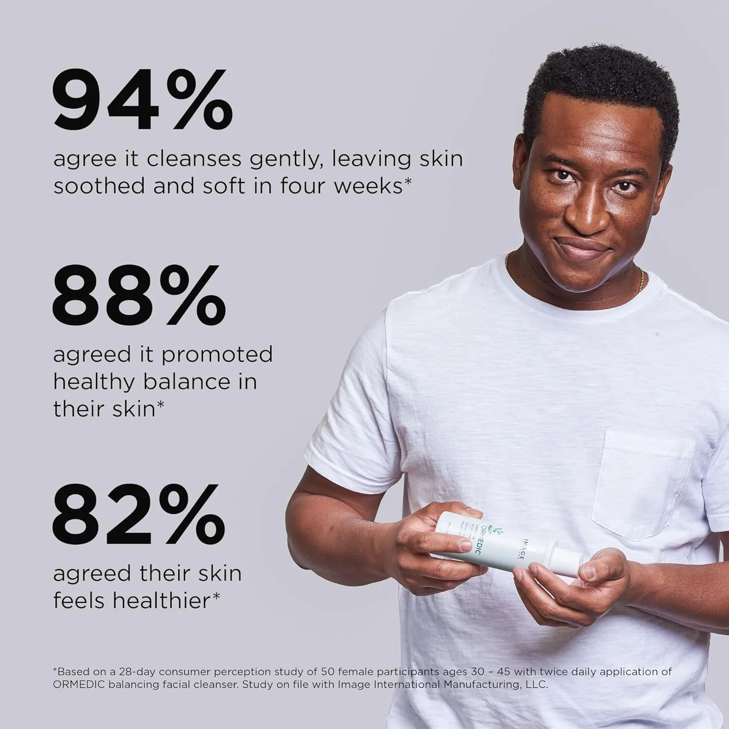 IMAGE Skincare, Ormedic pH Balancing Facial Cleanser, Mild Foaming and Hydrating Face Wash with Aloe Vera