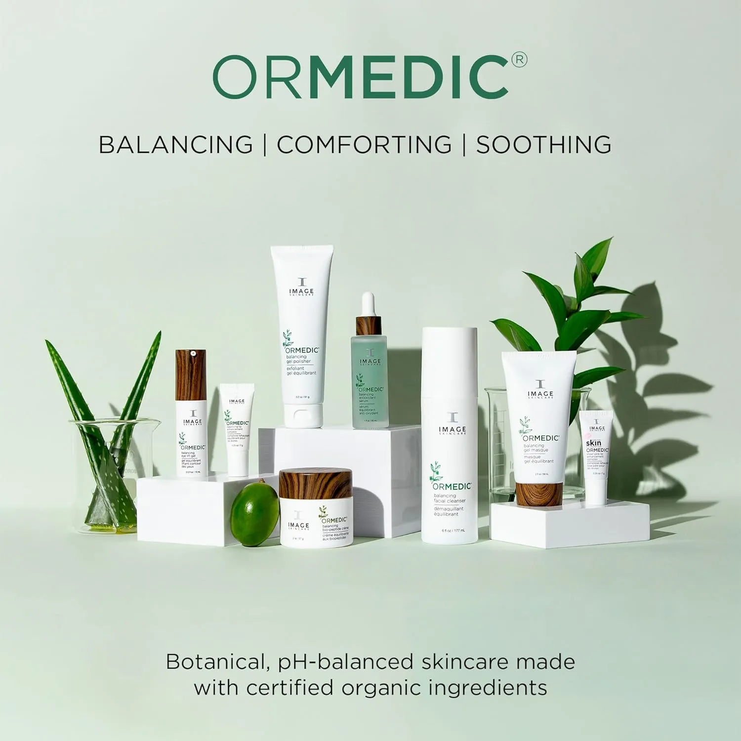 IMAGE Skincare, Ormedic pH Balancing Facial Cleanser, Mild Foaming and Hydrating Face Wash with Aloe Vera