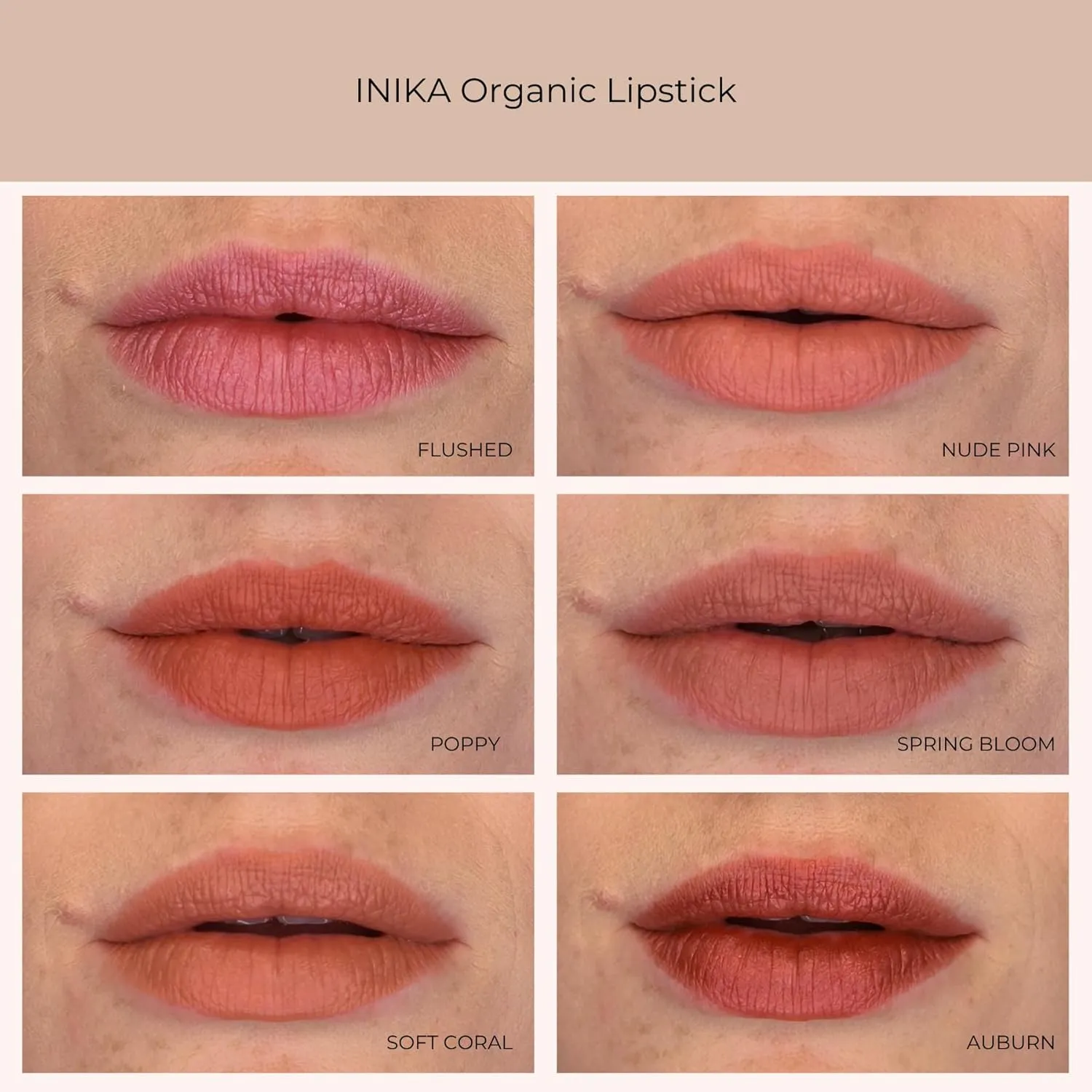 INIKA Organic Lipstick - Auburn