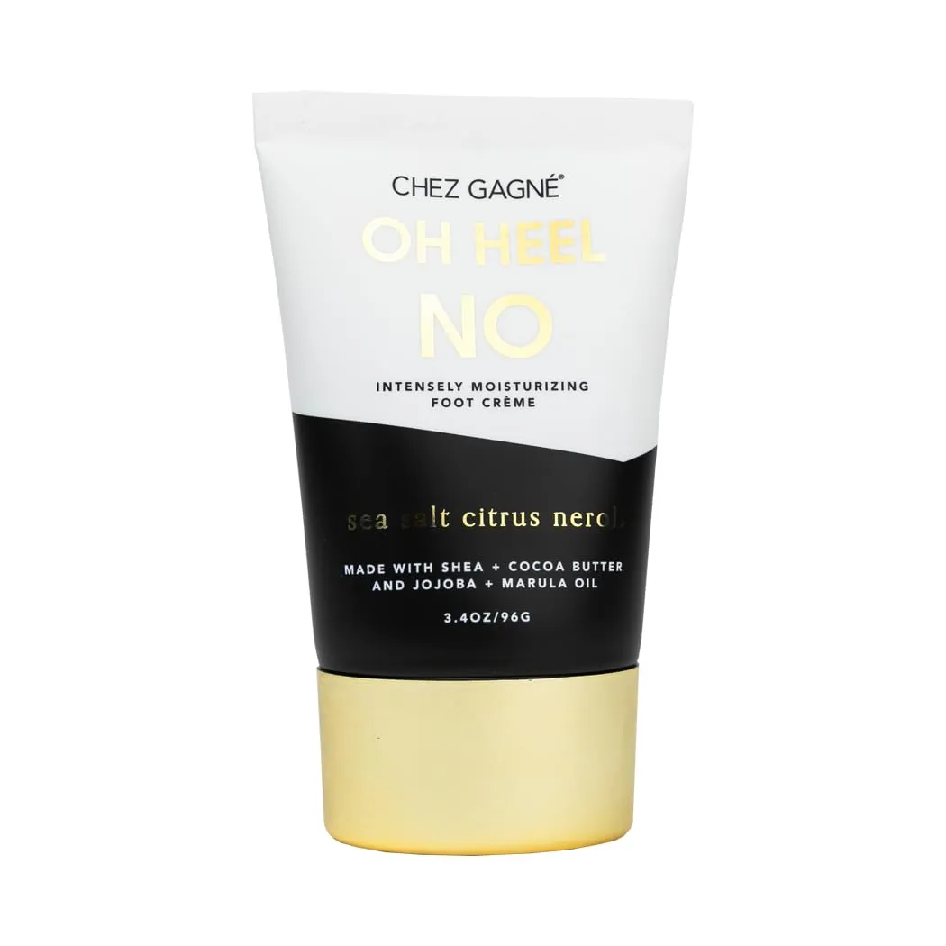 Intensely Moisturizing Vegan Foot Cream (3.4oz) Jojoba Oil Cocoa Butter- Non-Greasy, Fast-Absorbing, Made In US - Oh Heel No, Toe Up - Lavender, Sea Salt Citrus Neroli (3.4, Sea Salt Citrus Neroli)