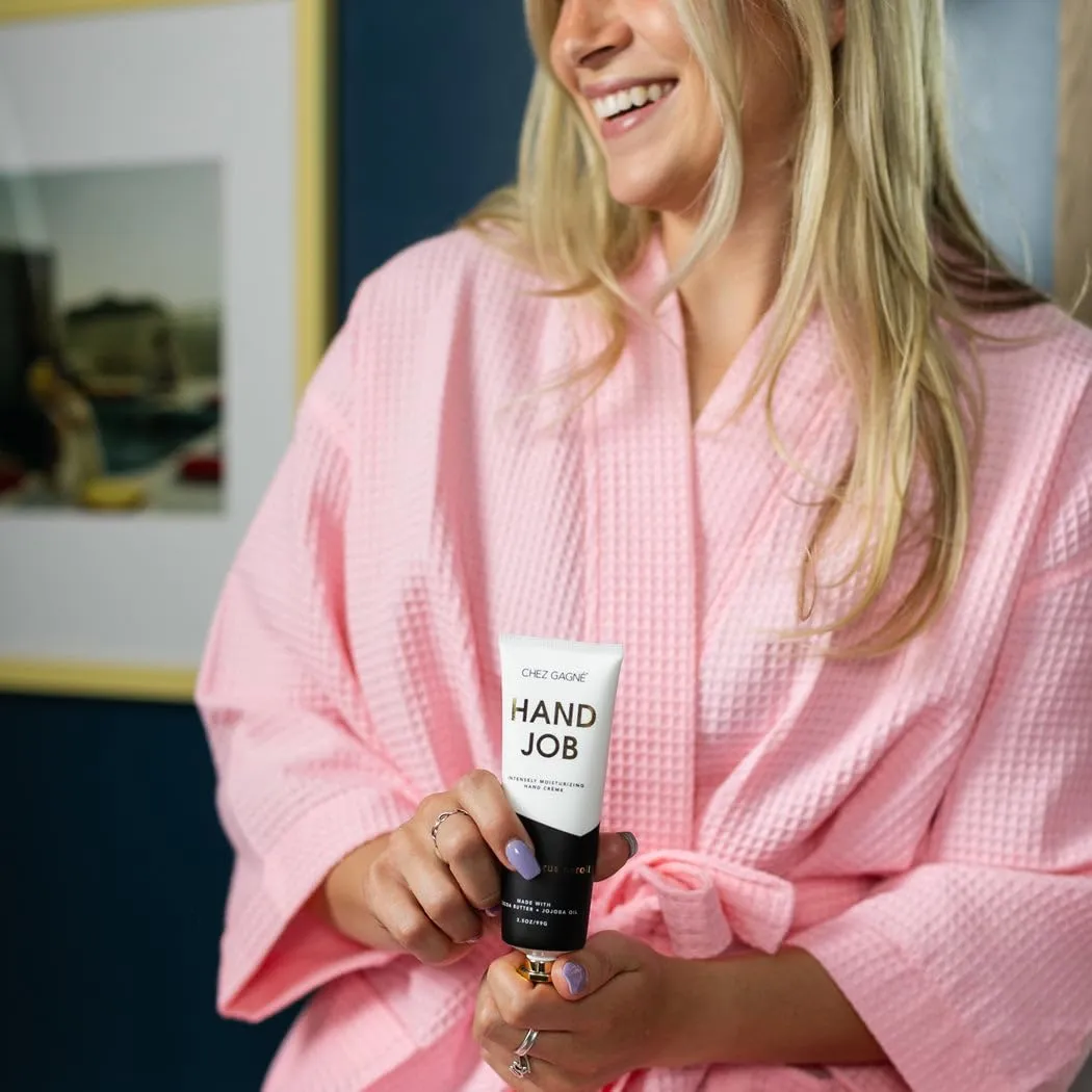 Intensely Moisturizing Vegan Hand Cream (3.4oz) Jojoba Oil Cocoa Butter- Non-Greasy, Fast-Absorbing, Made In US - Hand Job - Hand Crème (3.4oz, Sea Salt, Citrus & Neroli)