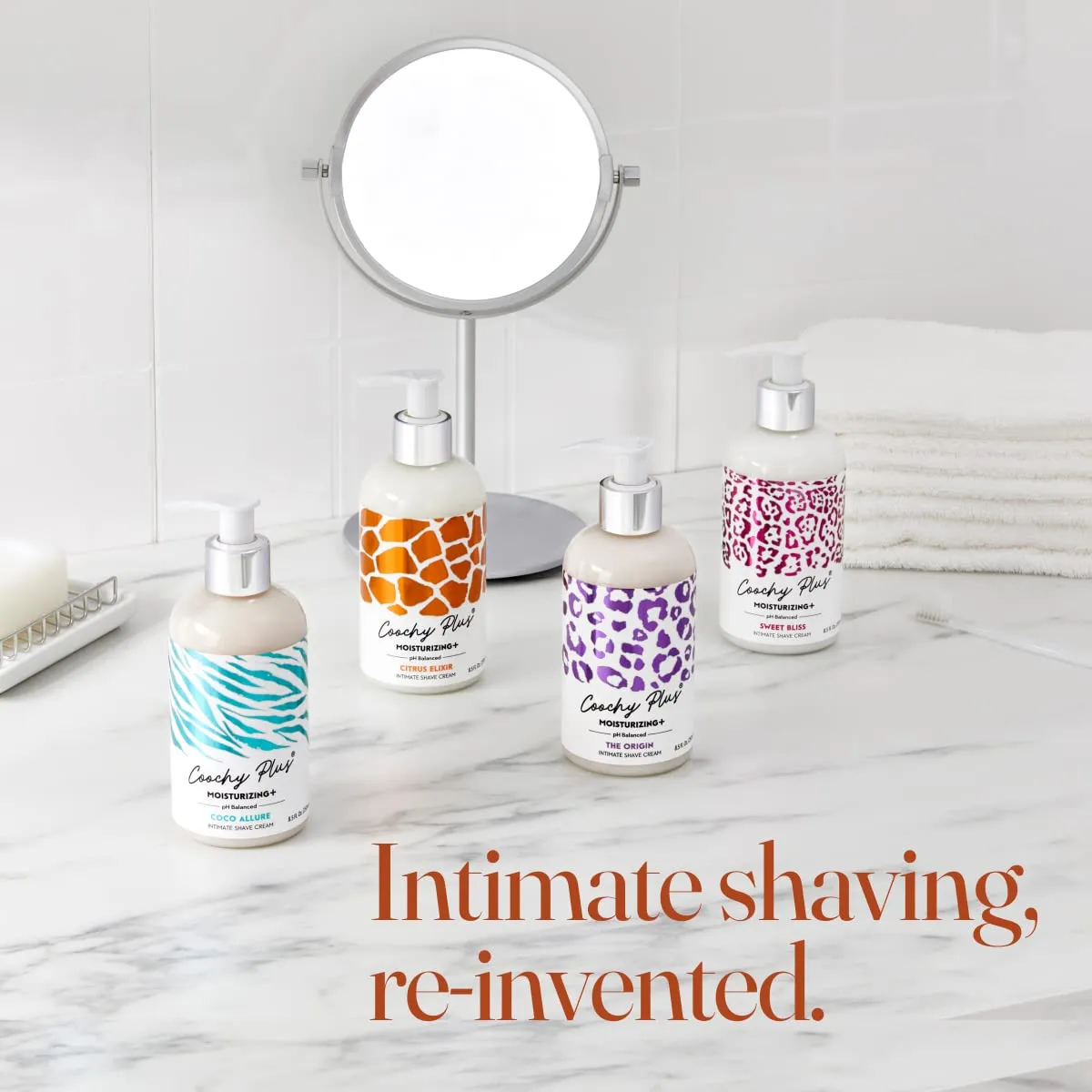 IntiMD Coochy Plus Intimate Shaving Complete Kit - Citrus Elixir & Organic After Shave Protection Soothing Moisturizer - Antioxidant Formula Prevents Razor Burns, Itchiness & Ingrown Hair