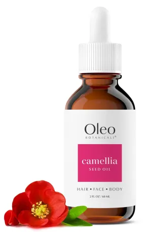 Japanese Camellia Japonica Oil - Tsubaki - Cold Pressed, Unrefined - Nourish, Moisturize with Natural Antioxidants, Hair and Skin - Rich in Vitamin E - 60ml