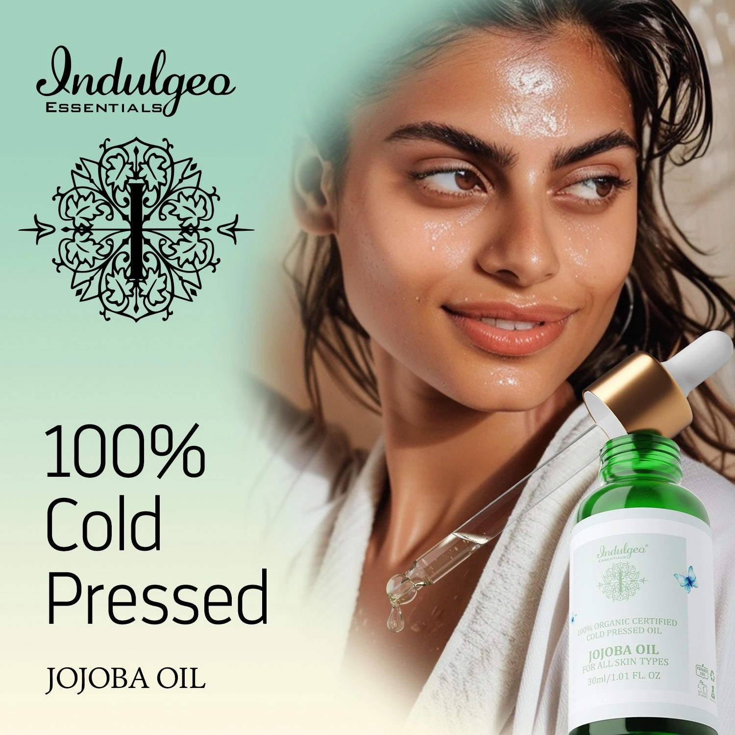 Jojoba Oil - 100% Cold Pressed Oil