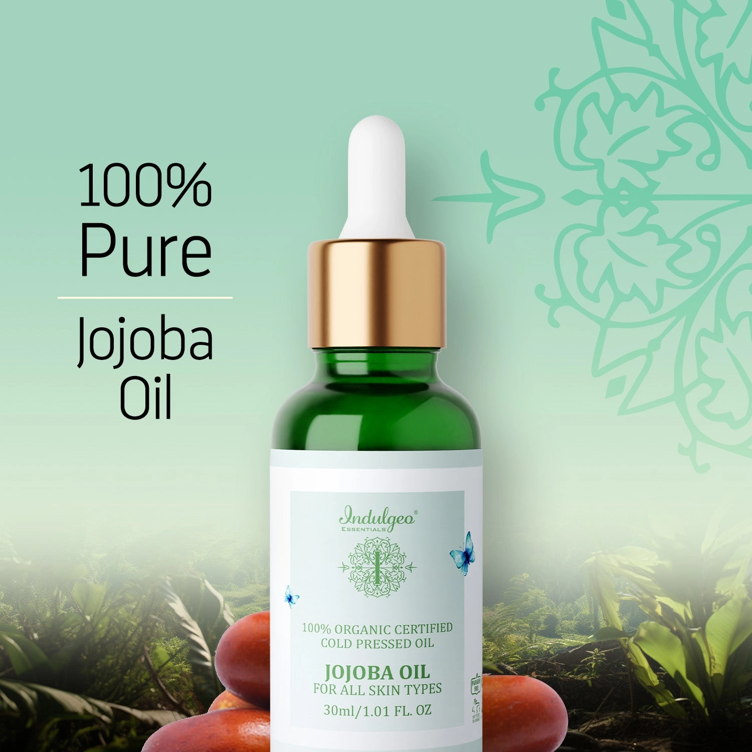 Jojoba Oil - 100% Cold Pressed Oil