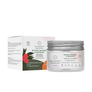 Juicy Chemistry - Certified Organic & 100% Natural Lip Scrub w/Blood Orange & Rosehip for Pigmented Lips (10g)