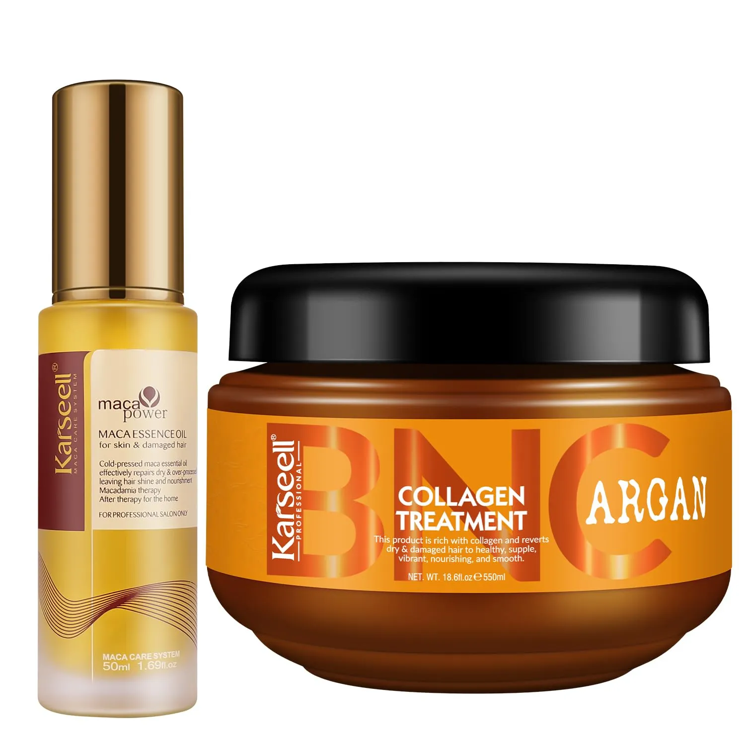 Karseell BNC Collagen Hair Mask Moroccan Argan Oil Treatment Deep Repair Conditioning