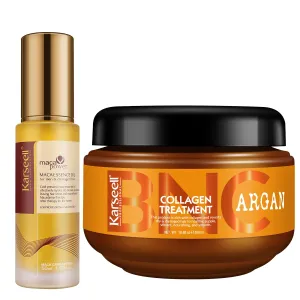 Karseell BNC Collagen Hair Mask Moroccan Argan Oil Treatment Deep Repair Conditioning