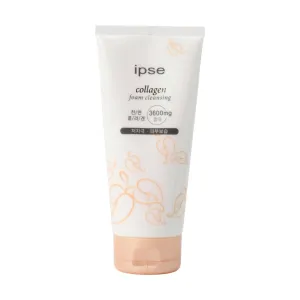 Korean Face Wash Foam Cleanser with Collagen 180ml - Anti Aging Foaming Facial Deep Cleansing - Rejuvenating Dry & Sensitive Skin - Gentle Makeup Remover Mousse, 150 ml