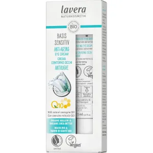 lavera® Anti-Aging Eye Cream with innovative natural composition of coenzyme Q10, Organic Jojoba Oil & Aloe Vera to actively fight wrinkles, fine lines & signs of skin aging for under eyes – 0.5 Oz