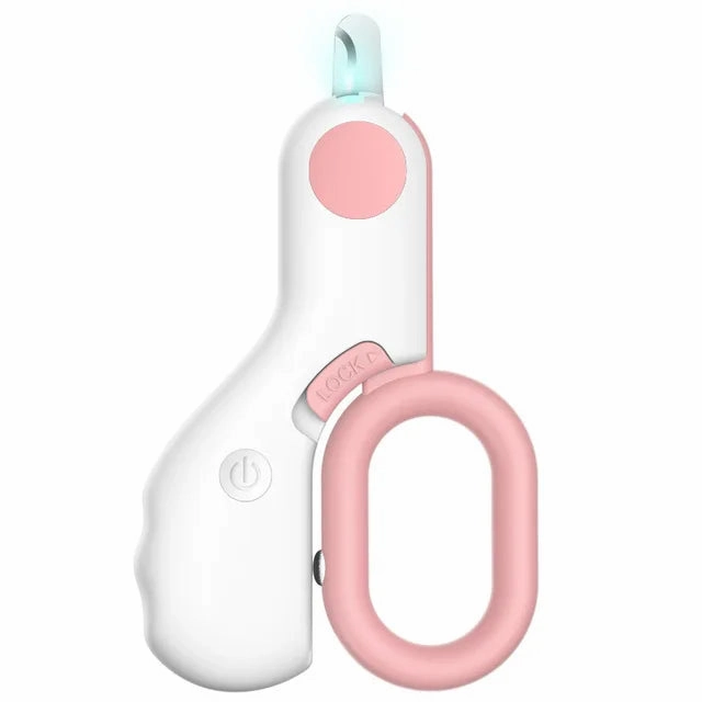 LED Light Nail Clipper for Cats & Dogs - Professional Pet Grooming Tool