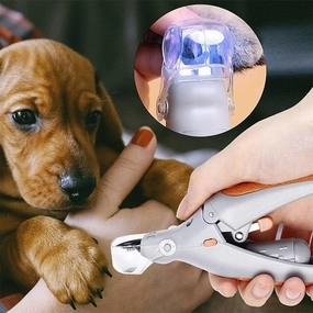 LED Light Pet Nail Clipper For Dogs Cats Nail Toe Claw Clippers Scissor Professional Dog Grooming Care Nailclippers Pet Products