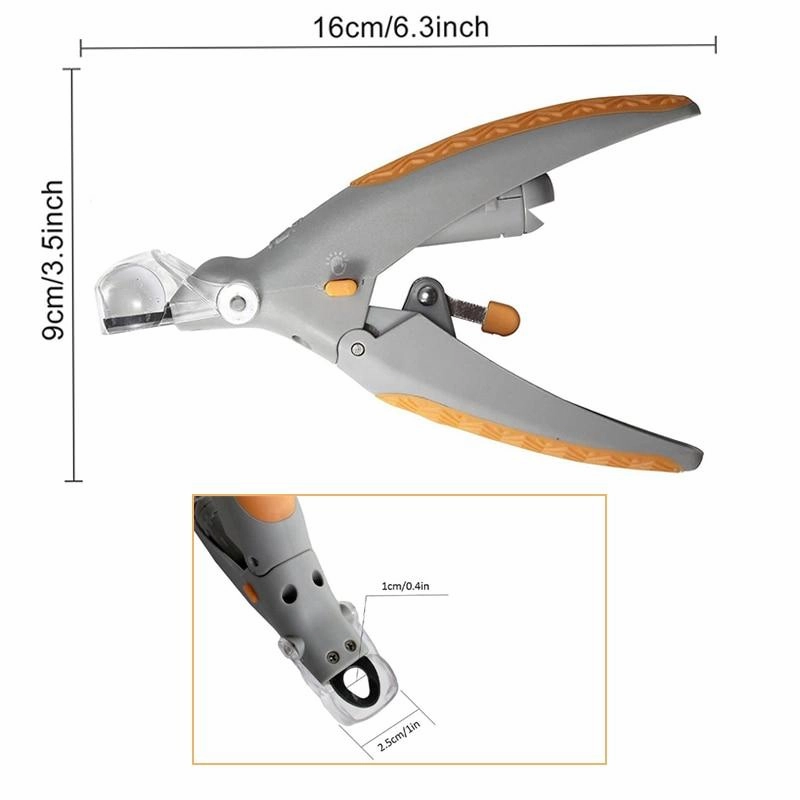 LED Light Pet Nail Clipper For Dogs Cats Nail Toe Claw Clippers Scissor Professional Dog Grooming Care Nailclippers Pet Products