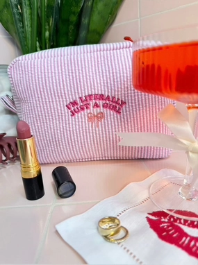 Literally Just a Girl - Cosmetic Bag