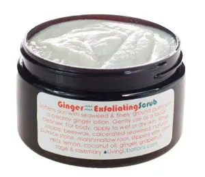 Living Libations - Natural Ginger Body Scrub | Natural, Plant-Based, Clean Beauty (4 oz | 120 ml)