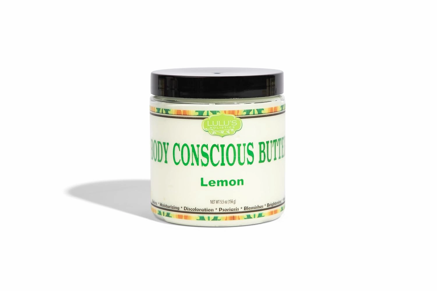 Lulu's Holistics Lemon Turmeric Body Butter for Even Skin Tone, Natural Moisturizer with Shea Butter and Lemon Essential Oil