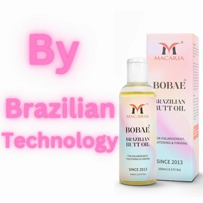 MACARIA Bobae Brazilian Booty Oil For Bigger Butt Cream For Women